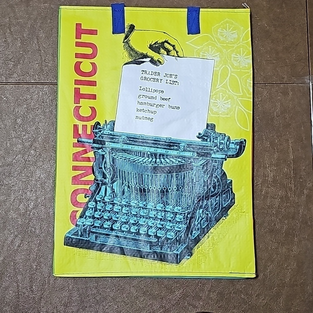 Trader Joe's Reusable Grocery Bag - Connecticut - New With Tags